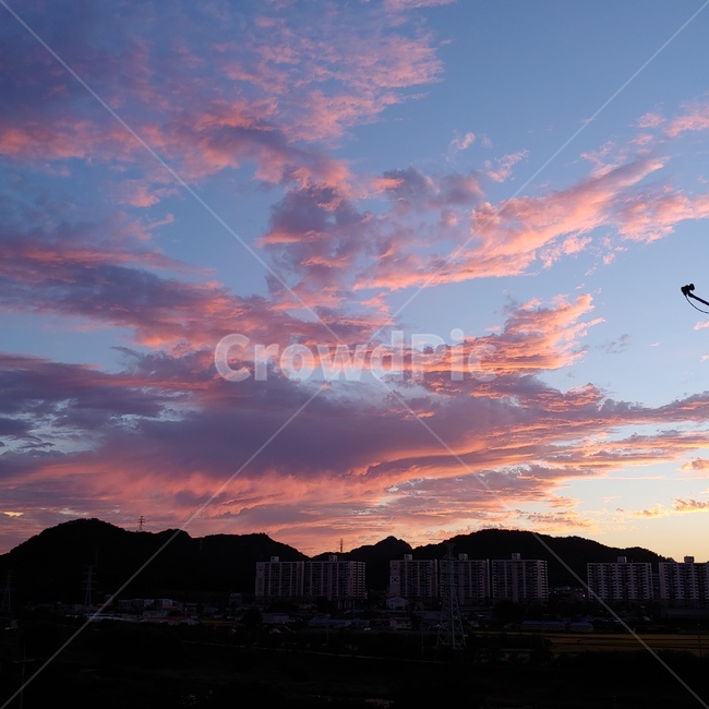 구름,하늘,cloud,노을,자연풍경,풍경