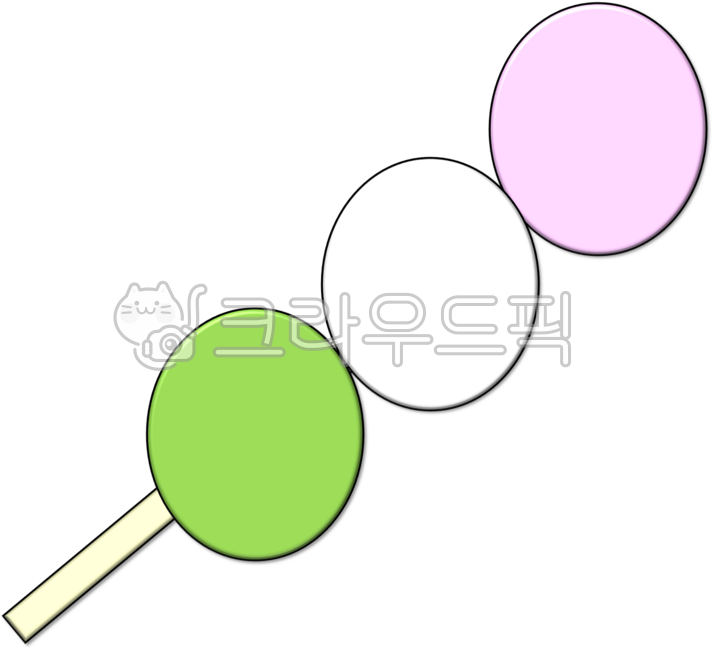 Dango,rice cake,picture,snack,three-color dango,three-color rice cake,rice cake skewers,dango picture,Japan,dessert,food,food,illustration