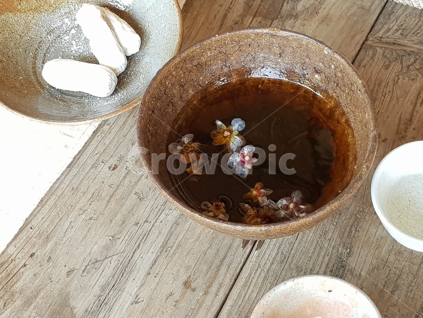 한과,도자기,다과,전통차,꽃차,음료수,drink,beverage