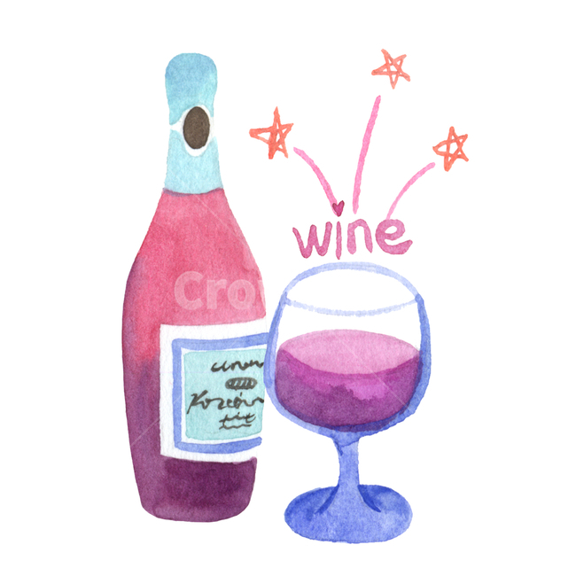 와인,와인잔,술,음주,포도주,휴식,후식,수작업,수채화,손그림,발렌타인데이,고백,사탕,디저트,wine,이벤트,일러스트,삽화,그래픽,일러스트레이션,graphic,illustration