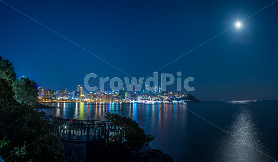 부산,해운대,야경,누리마루,달,바다,야경,밤,풍경,nightscape,night,landscape,도시,city,한국도시풍경,한국도시경관,korea cityscape