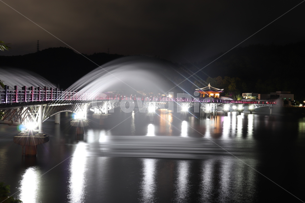 야경,다리,영월교,안동,빛,분수,야경,밤,풍경,nightscape,night,landscape,랜드마크,landmark,tourist attraction,한국랜드마크,한국관광지,한국명소,korea landmark,korea tourist attraction,water,물