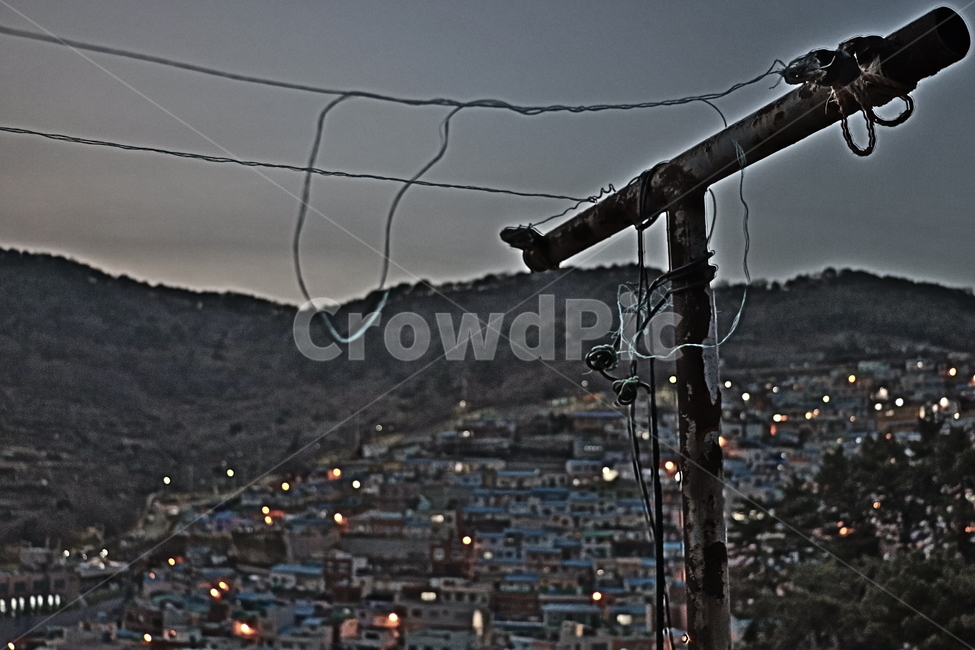 부산,감천,감천문화마을,야경,밤,불빛,조명,마을,건물,night,nightview,lights,풍경,alley,village,옥상,roof,rooftop,gray,faded,old,야경,밤,풍경,nightscape,night,landscape,도시,city,한국도시풍경,한국도시경관,korea cityscape,빈티지사진,빈티지느낌,빈티지감성,vintage