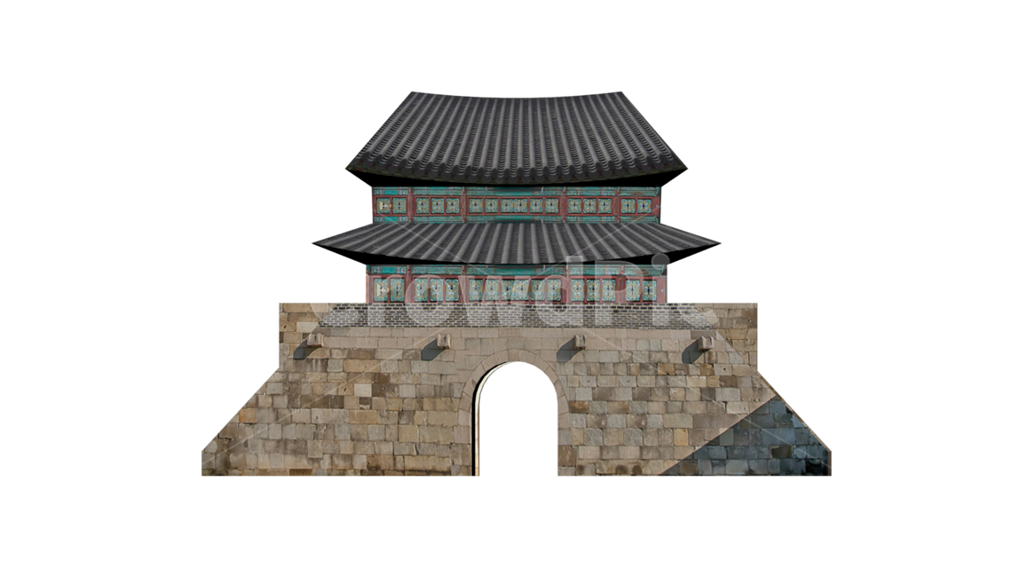 수원성,수원화성,화성,건축물,3d,뒷면