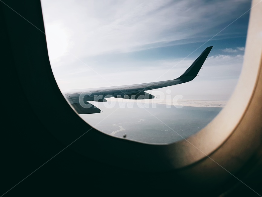 sky,in flight,cloud,Airline,airplane,wing