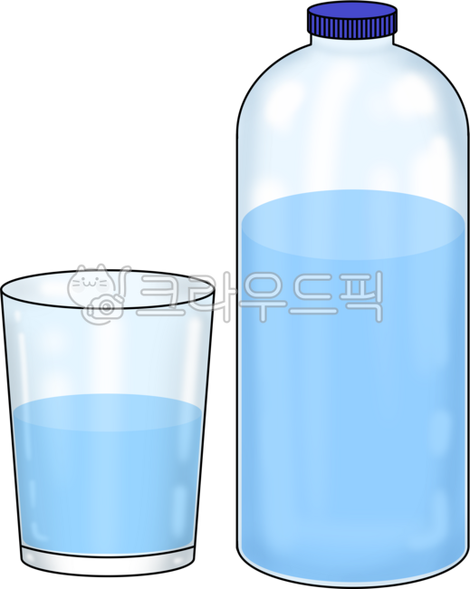 물,생수,생수그림,생수일러스트,water,물잔,물콥,물반잔,물병,bottle,병,그래픽,일러스트레이션,graphic,illustration