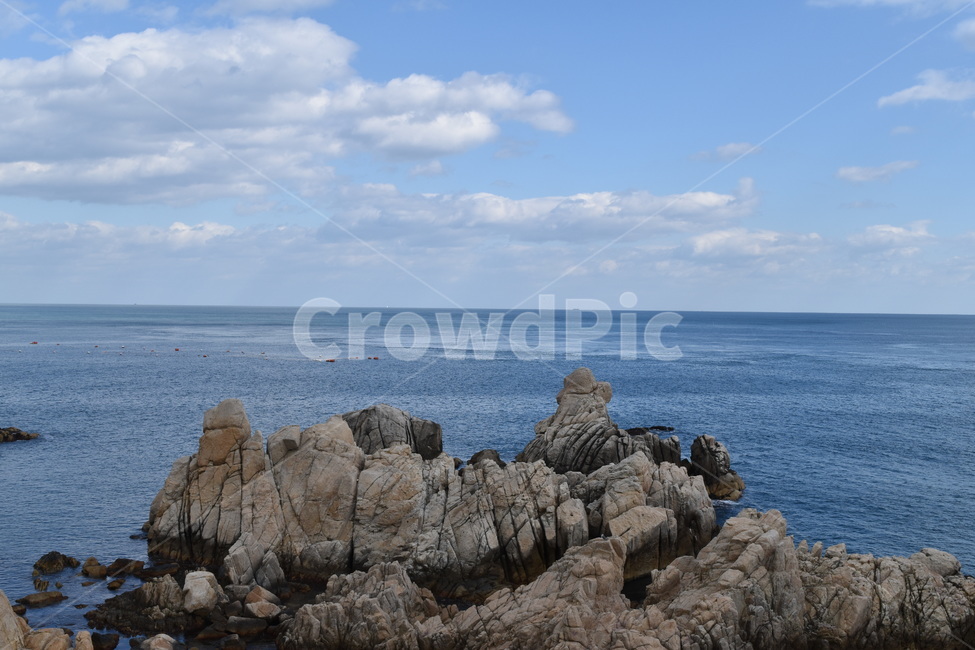 대왕암,울산,바다,풍경,구름,자연,풍경,nature,landscape,promontory,곶,outdoors,옥외,cliff,낭떠러지
