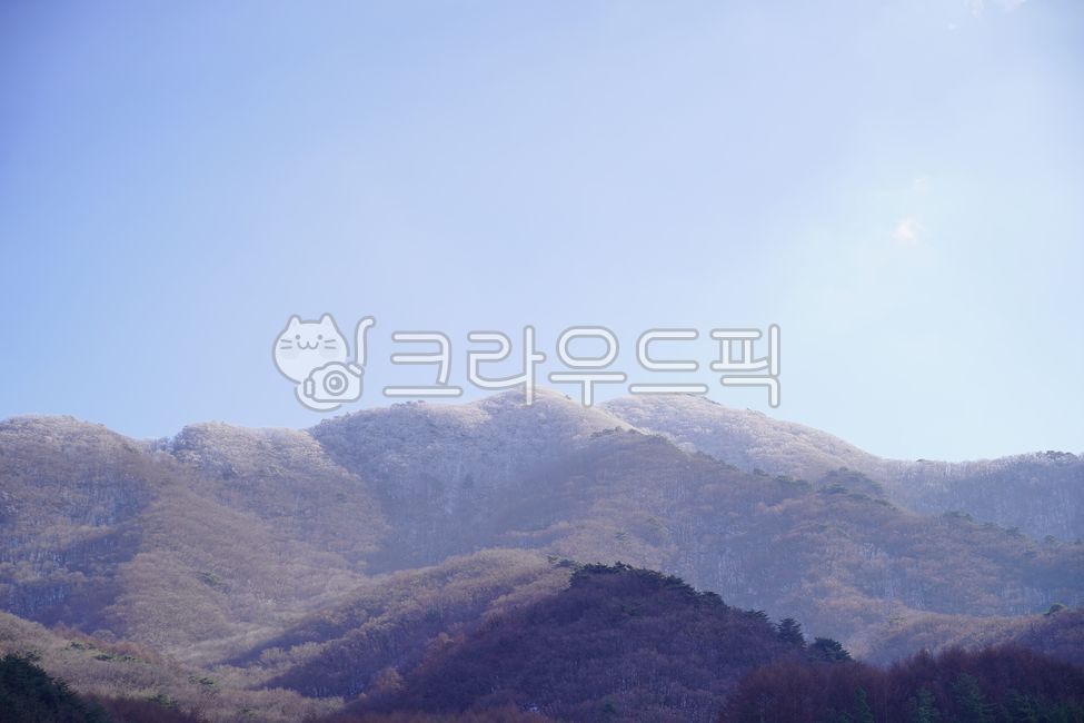 덕유산,겨울,산,설산,원경,배경화면,설경