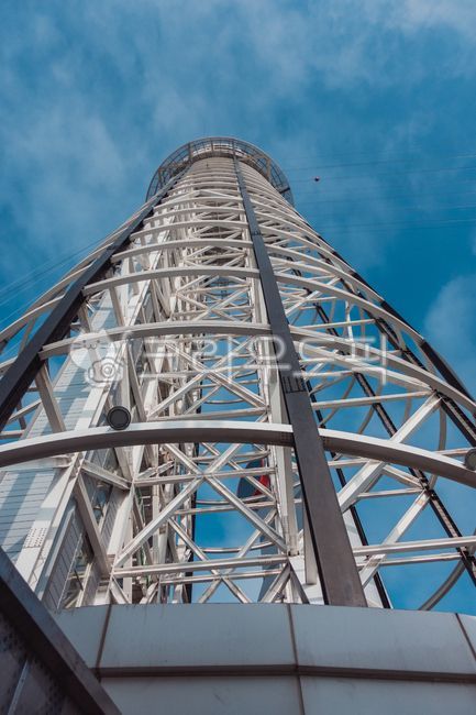pylon,sky,zip line,ultra wide angle,ultrawideangle,building,tower