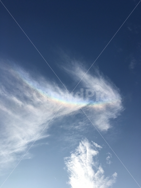 무지개,하늘,구름,풍경,빨주노초파남보,자연,풍경,nature,landscape,outdoors,옥외,sky,cloud,azure sky,푸른 하늘