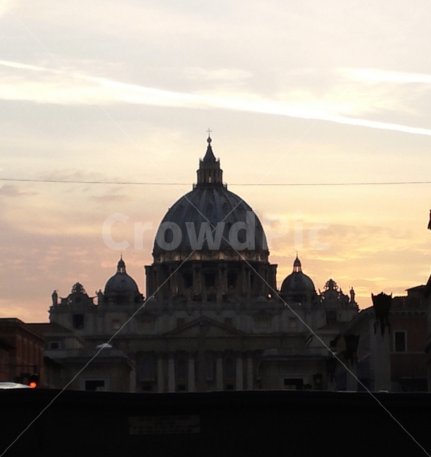 이탈리아,로마,roma,italy,바티칸성당,여행,travel,노을,하늘,sky,저녁노을,풍경,view,건축물,건물외관,exterior,building,structure,architecture,construction,해외,외국,세계,foreign,oversea,world,랜드마크,landmark,tourist attraction,종교,신앙,religion,belief,faith