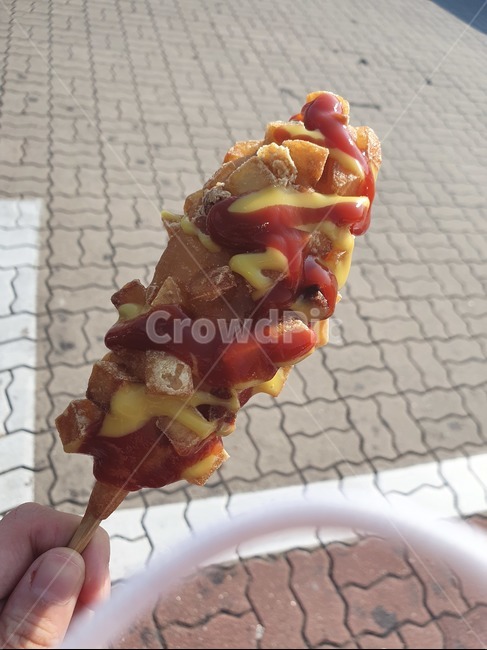 hotdog,핫도그,휴게소,케첩,머스타드,감자핫도그,도깨비핫도그,음식,식재료,요리,food,cook,meal,dishes,food reserves
