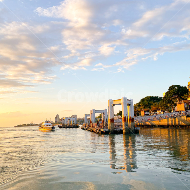 water,dock,port,pier,ferryterminal,단수이,대만