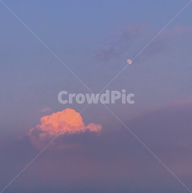노을,앞산에서,달,자연,weather,자연,풍경,nature,landscape
