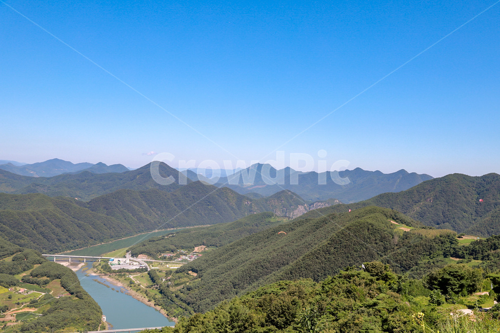 패러글라이딩,산정상,단양군,두산리,패러,글라이딩,자연,풍경,nature,landscape,시골,마을,country,rural,town,outdoors,옥외,mountain range,산맥,mountain,산,slope,경사