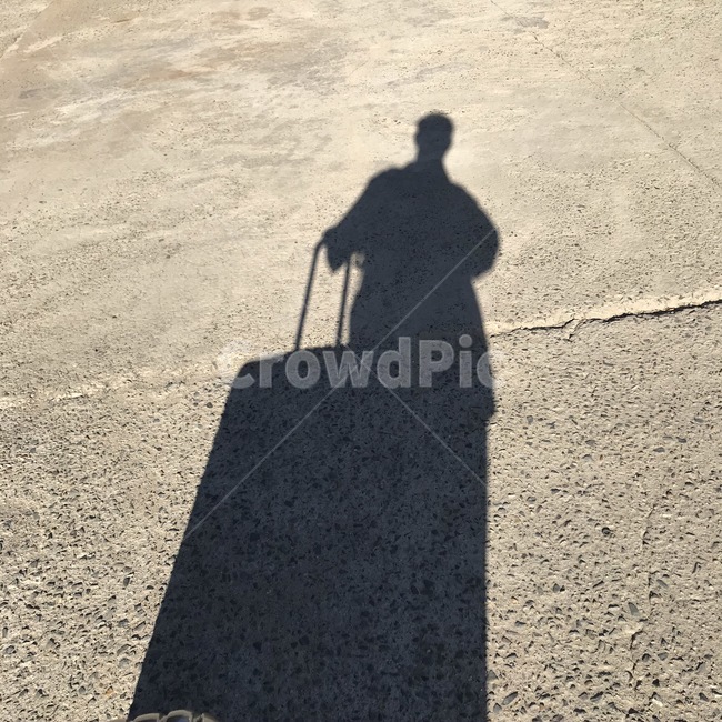 그림자,캐리어,여행,tarmac,asphalt,아스팔트