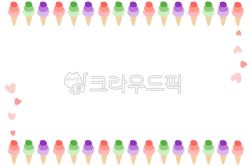 border,Stationery illustration,ice cream stationery,Frame illustration,summer snack,Kindergarten summer vacation,ice cream border,Ice cream illustration,border line,summer,summer stationery,cute stationery,ice cream,summer vacation letter,cute note paper,