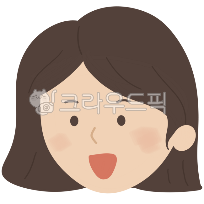 얼굴,얼굴이미지,얼굴일러스트,얼굴표정,얼굴형,얼굴그림,표정,감정,사람,인물,미소,웃음,웃는얼굴,행복,만족,여자,여자얼굴,선생님,교사,엄마,주부,단발머리,일러스트,삽화,그림