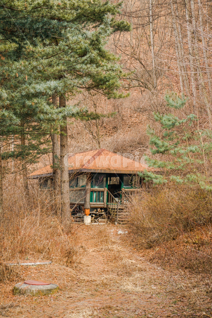 산,겨울,산장,나무,장작,시골,마을,풍경,landscape,country,rural,town