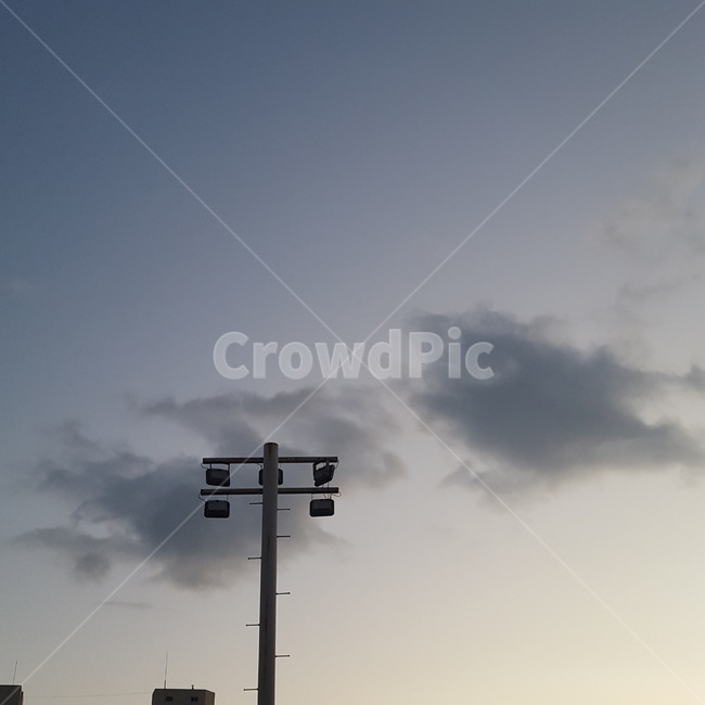 전봇대,하늘,구름,배경,sky
