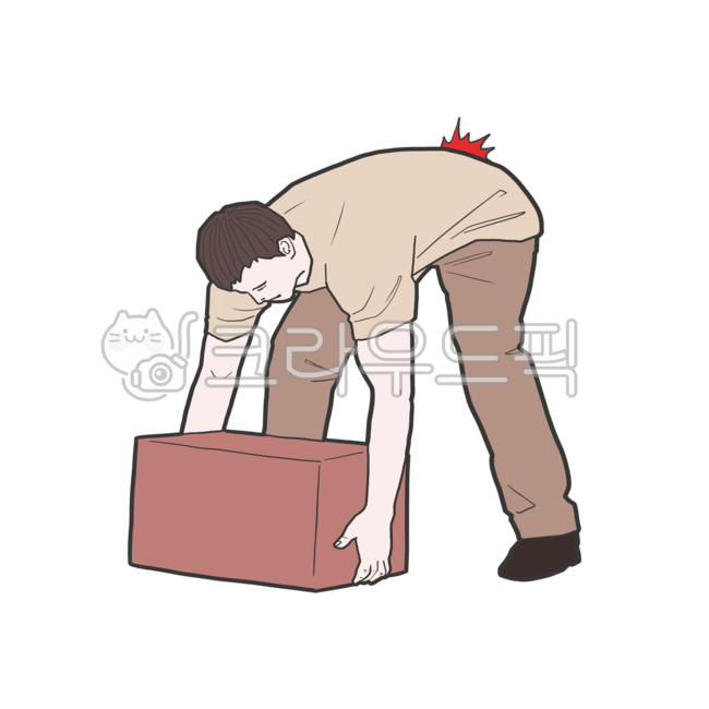 무거운짐,물건을드는,허리,통증,원인,질환,남자,직업,습관