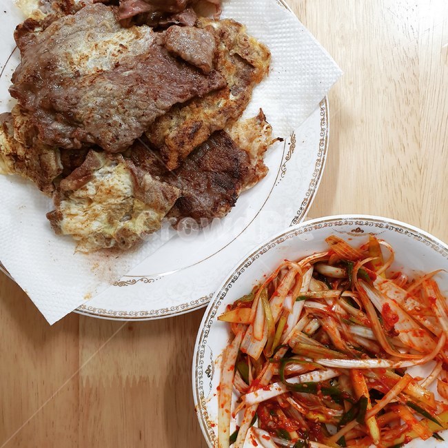 food,음식,meal,식사,육전,파채,한국,korea,beef