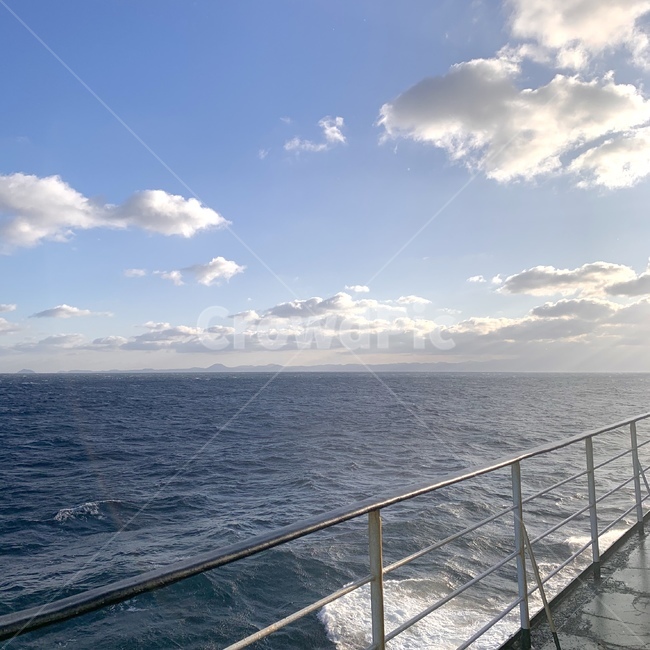 하늘,banister,바다,배,난간,railing,handrail,sky,sea,ocean,water