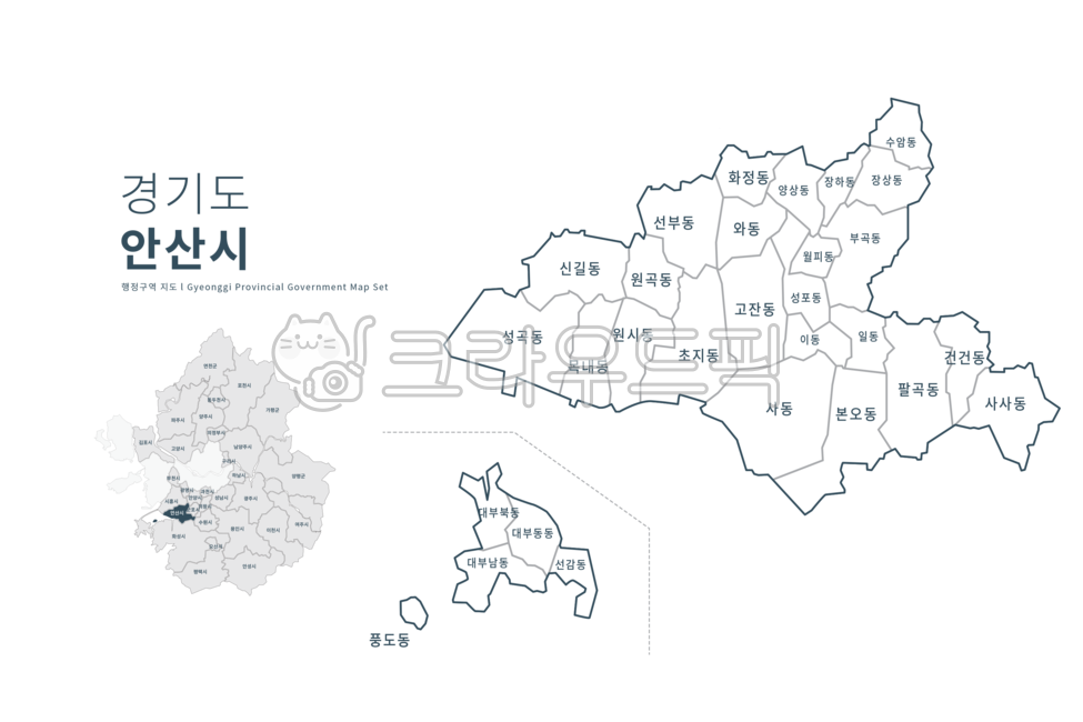 안산,안산시,경기도안산시,안산지도,경기도행정구역지도set,경기도상세,경기도상세지도,경기도동표기지도,지도,경기도,경기도지도,지도일러스트,경기도행정구역