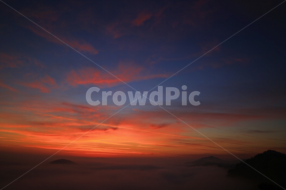영산강,영산강의여명,여명,아침,나주,자연,풍경,nature,landscape,outdoors,옥외,dusk,황혼,dawn,새벽,red sky,붉은 하늘,sky,하늘,sunset,일몰