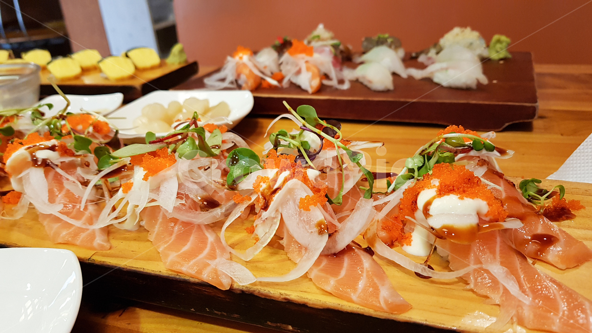 초밥,연어초밥,락교,맛있는,식사