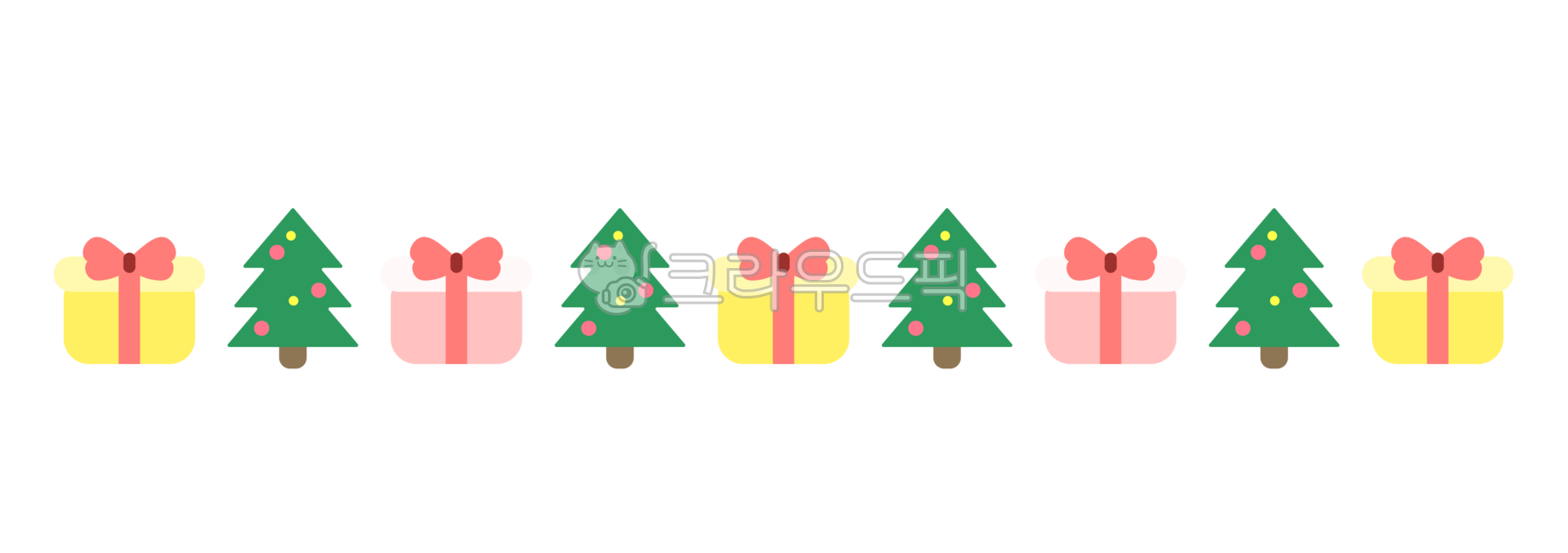 크리스마스,일러스트,테두리,프레임,플로랄디자인,겨울,성탄절,풀,식물,트리장식,크리스마스트리,선물,선물상자