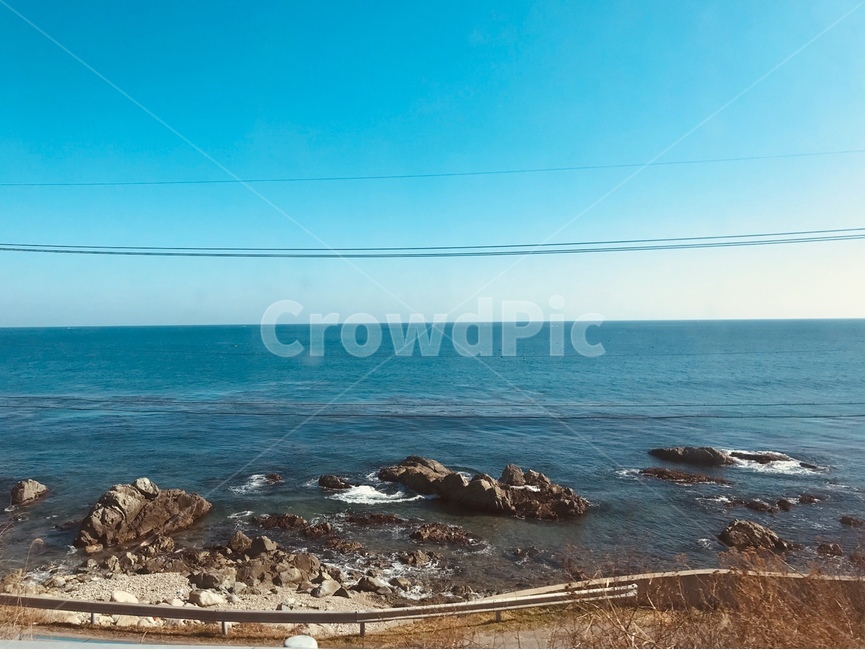 바다,해안도로,맑은하늘,nature,수평선,horizon,sea,한국