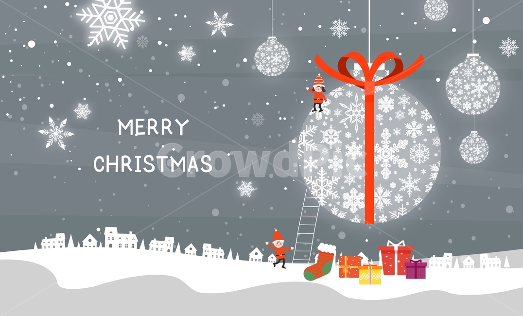 방울,리본,마을,눈,눈결정,양말,선물상자,겨울,감성,크리스마스,겨울,계절,winter,season,기념일,축하,anniversary,congratulation,celebrate,celebration,메리크리스마스,성탄절,merry christmas,그래픽,일러스트레이션,graphic,illustration