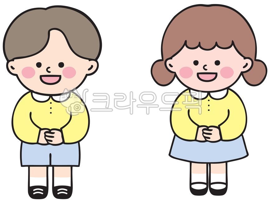 kid,greeting,Day care Center,wonbok,girl,boy,Greeting Etiquette,Kindergarten illustration,kindergarden,Daycare illustration,children,Childrens illustration,child