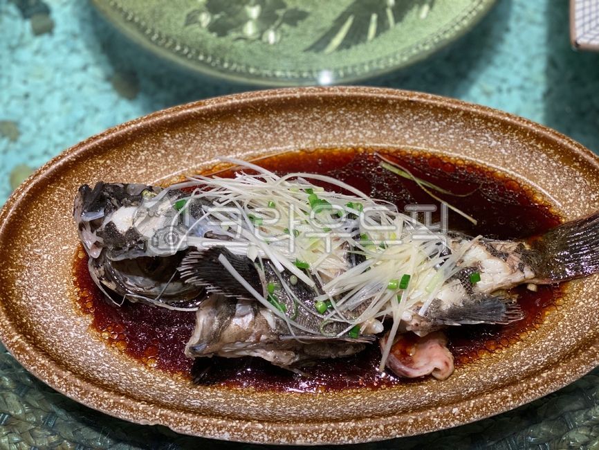 생선찜, 생선, 생선요리, 중국음식, 중국요리, 사진,이미지,일러스트,캘리그라피 - 홍빛작가