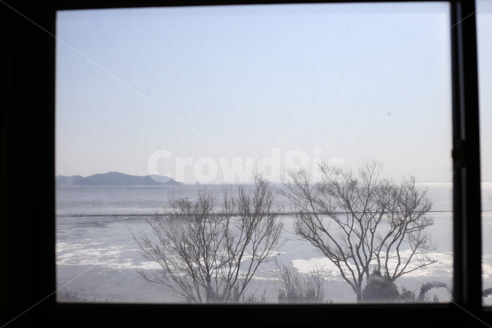 대부도,풍경,겨울,틀,추위