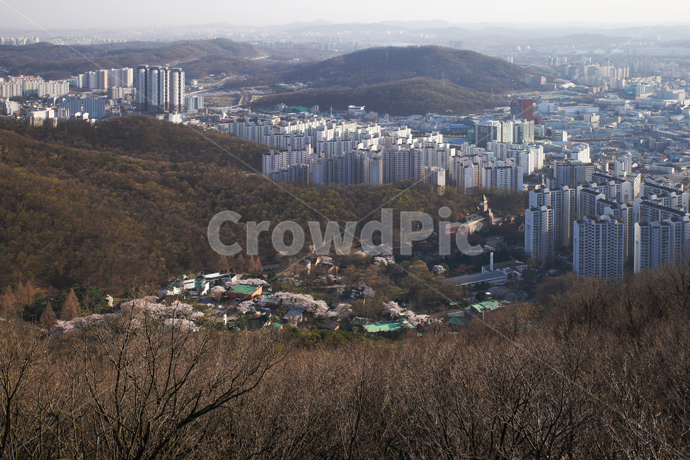 모락산,의왕시,경기도,안양시,도심풍경,건물,성라자로마을