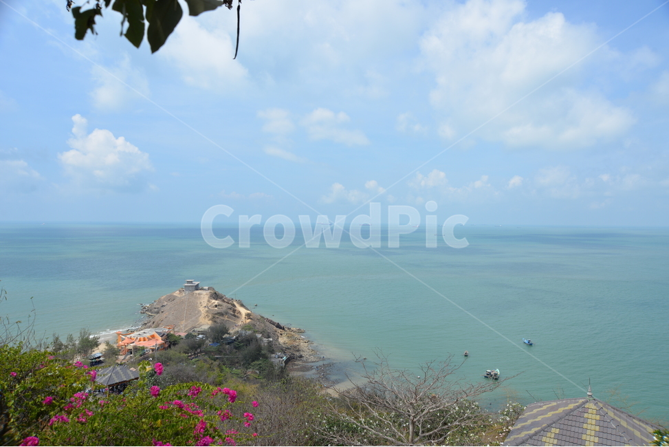 바다,해변,sea,beach,나무,자연,풍경,nature,landscape,outdoors,옥외,ocean,대양,water,물,shoreline,해안선,promontory,곶