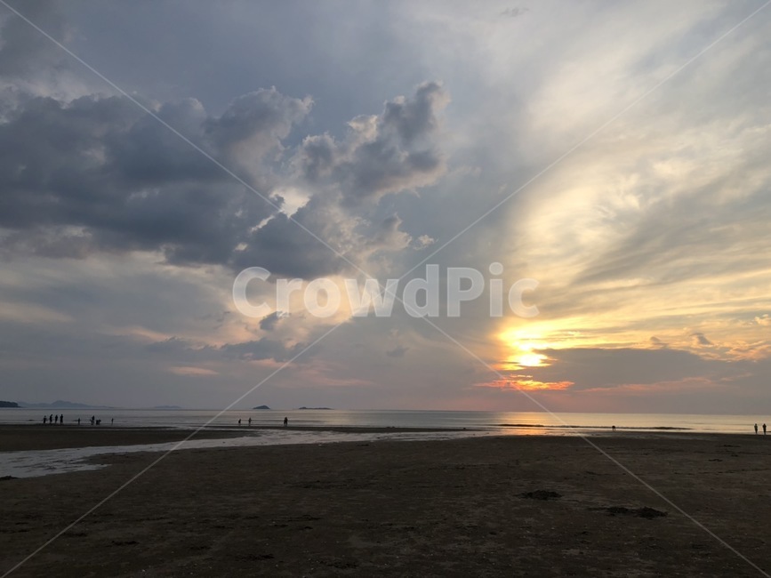 풍경,하늘,구름,sunset,바다,물소리,흙,모래