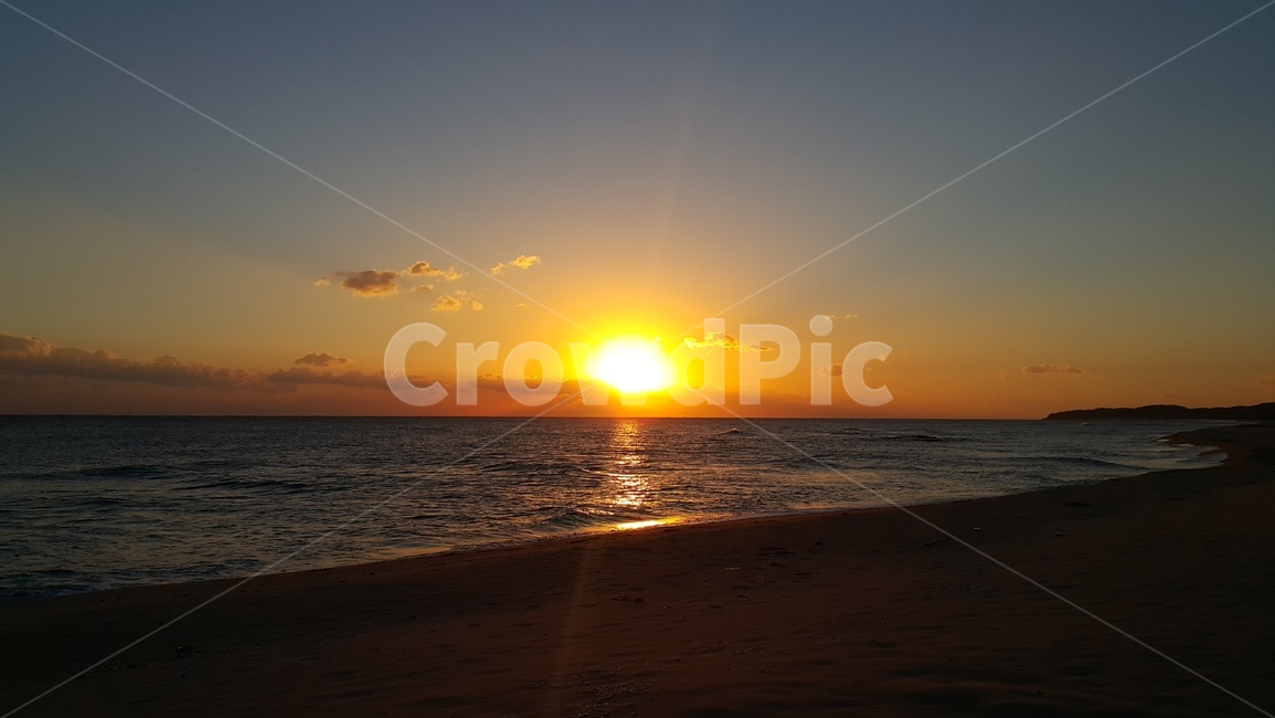 일출,바다,태양,모래,자연,자연,풍경,nature,landscape,outdoors,옥외,sunlight,햇빛,dusk,황혼,sunset,일몰,dawn,새벽,sky,하늘,red sky,붉은 하늘