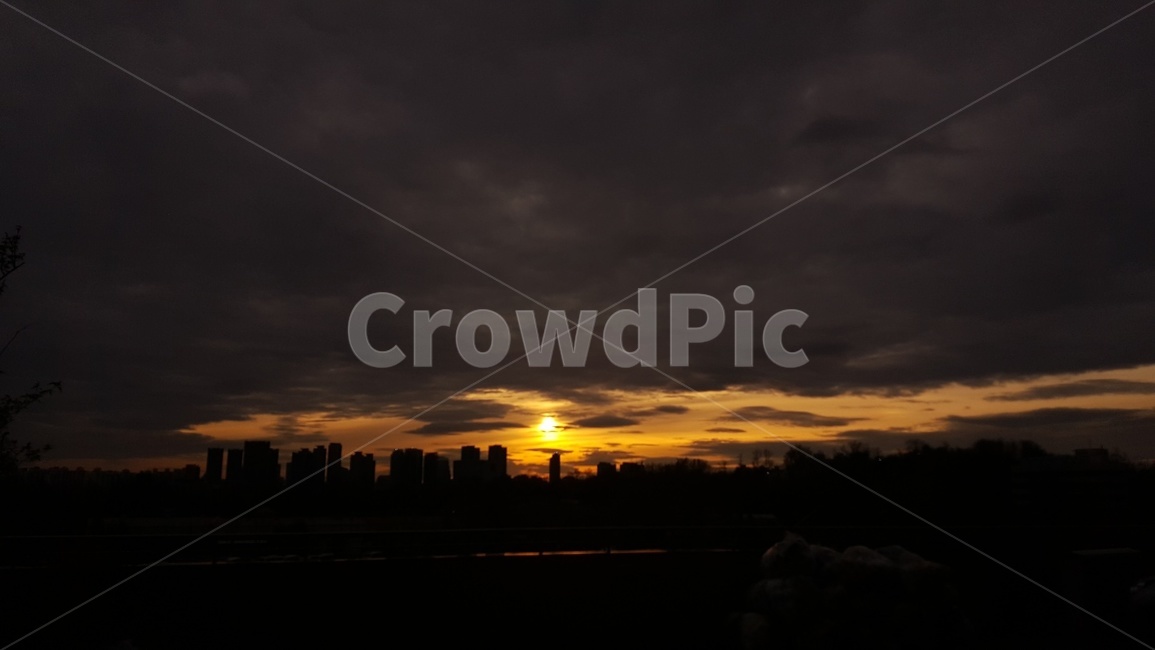 nature,햇빛,옥외,노을,sunset