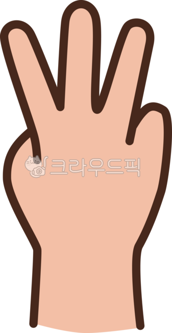 손가락,손모양,손,손그림,제스처,숫자,3,셋,손등