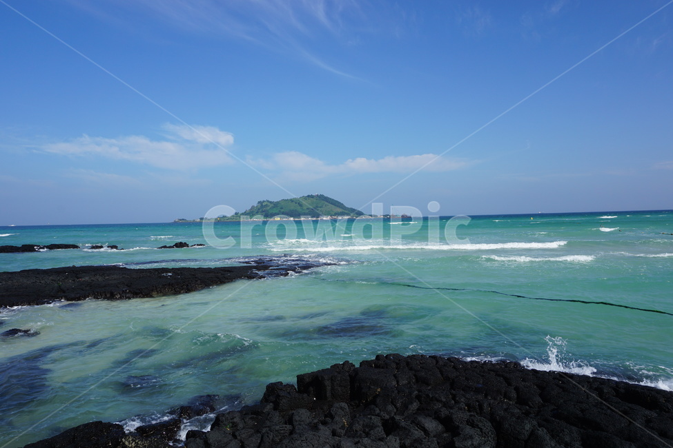 제주도,해수욕장,푸른바다,하늘,푸른,바닷가,해변,협재,제주