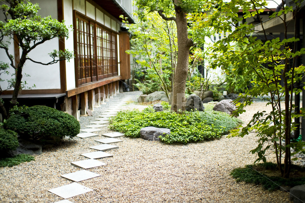 옥외,flagstone,판석,outdoors,일본식건축
