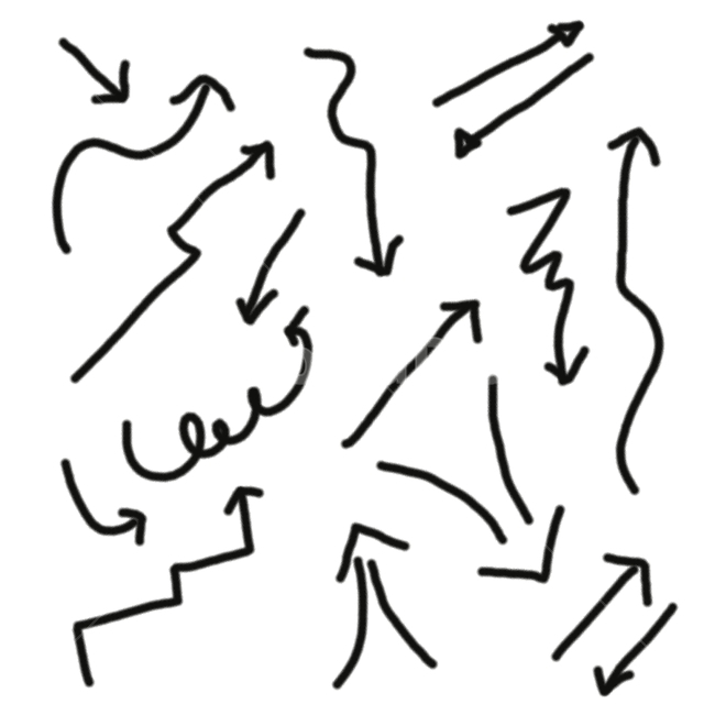 선,도형,화살표,일러스트,그림,손그림,낙서