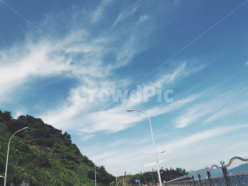 강릉,하늘,초여름,맑음,구름,자연,풍경,nature,landscape,road,도로