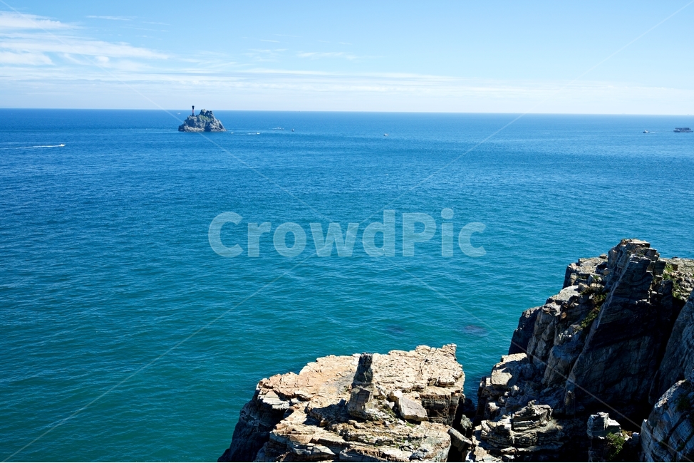 태종대,바다,하늘,풍경,바위,자연,풍경,nature,landscape,promontory,곶,transportation,교통,boat,보트,vehicle,차량