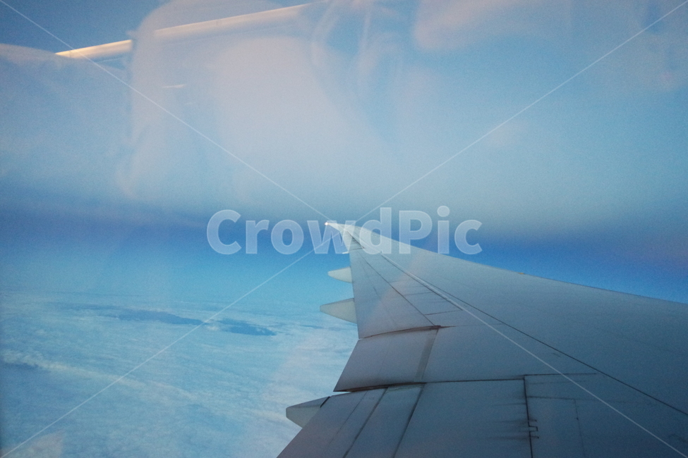 하늘,비행기,하늘구름,설렘,여행,비행기날개,출발