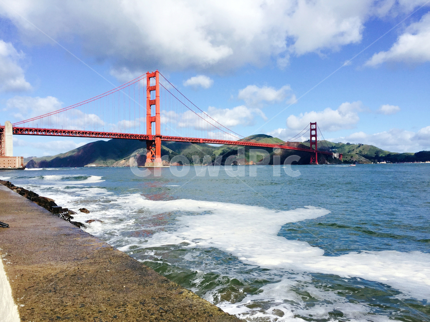 하늘,바다,금문교,샌프란시스코,sky,sea,ocean,sanfrancisco,다리,goldengatebridge,bridge,구름,대교