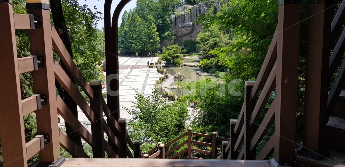 인천,미추홀구,수봉공원,인공폭포,계단